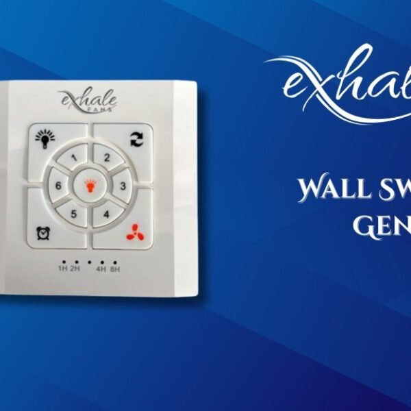 Exhale Laminar Flow Air Distribution System Replacement Part - Wall Switch EF34-v5-WS